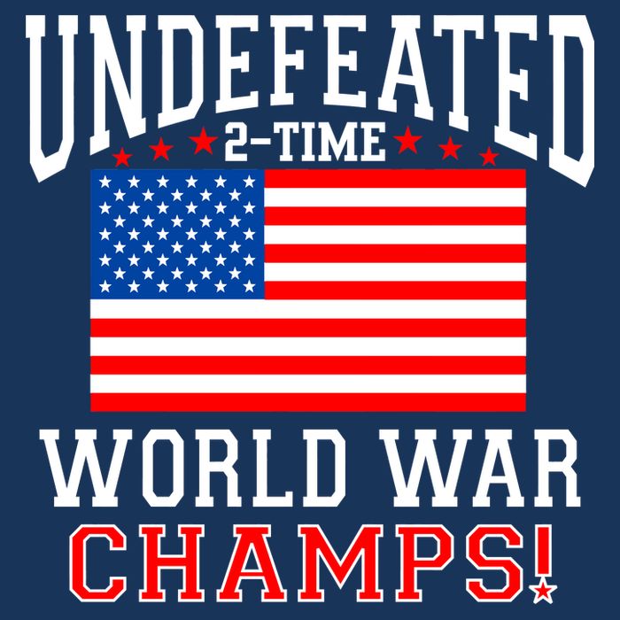 Undefeated 2-Time World War Champs Kids T-Shirt
