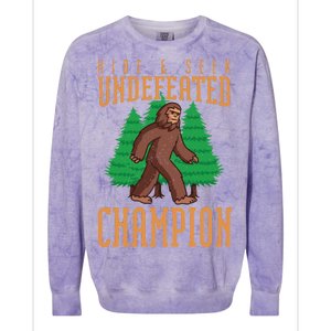 Undefeated Hide & Seek Champion Bigfoot Colorblast Crewneck Sweatshirt