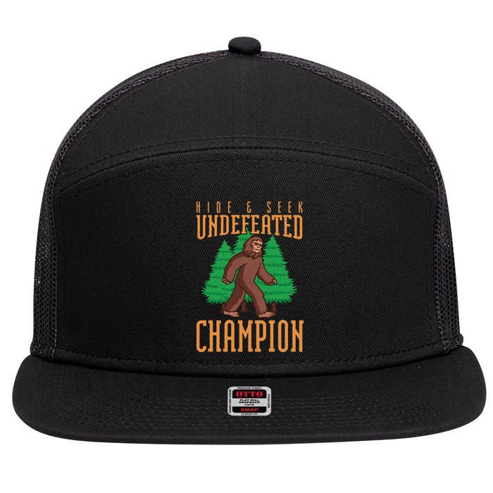 Undefeated Hide & Seek Champion Bigfoot 7 Panel Mesh Trucker Snapback Hat