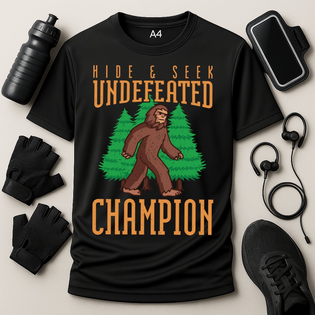 Undefeated Hide & Seek Champion Bigfoot Performance Shirt