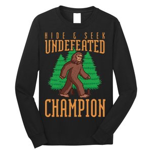 Undefeated Hide & Seek Champion Bigfoot Long Sleeve Shirt