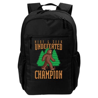 Undefeated Hide & Seek Champion Bigfoot Daily Commute Backpack