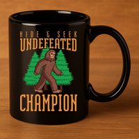 Undefeated Hide & Seek Champion Bigfoot 11oz C Handle Ceramic Mug