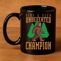 Undefeated Hide & Seek Champion Bigfoot 11oz C Handle Ceramic Mug