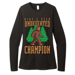 Undefeated Hide & Seek Champion Bigfoot Womens CVC Long Sleeve Shirt