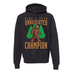 Undefeated Hide & Seek Champion Bigfoot Premium Hoodie