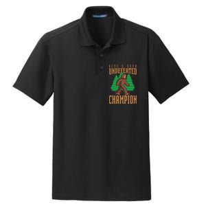 Undefeated Hide & Seek Champion Bigfoot Dry Zone Grid Polo