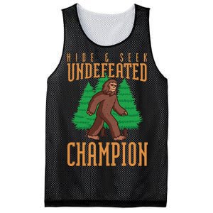 Undefeated Hide & Seek Champion Bigfoot Mesh Reversible Basketball Jersey Tank