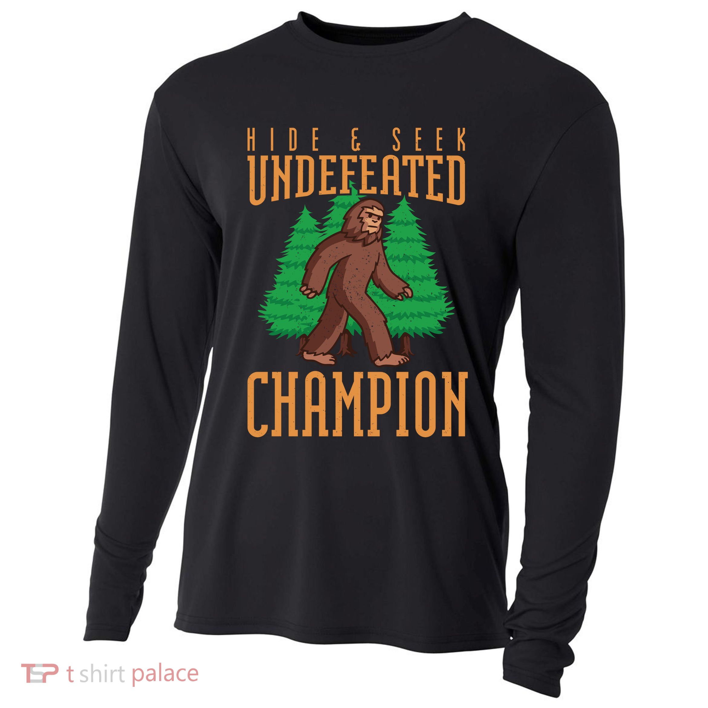 Undefeated Hide & Seek Champion Bigfoot Cooling Performance Long Sleeve Crew