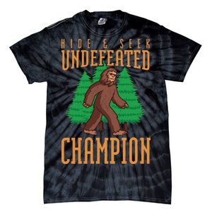 Undefeated Hide & Seek Champion Bigfoot Tie-Dye T-Shirt