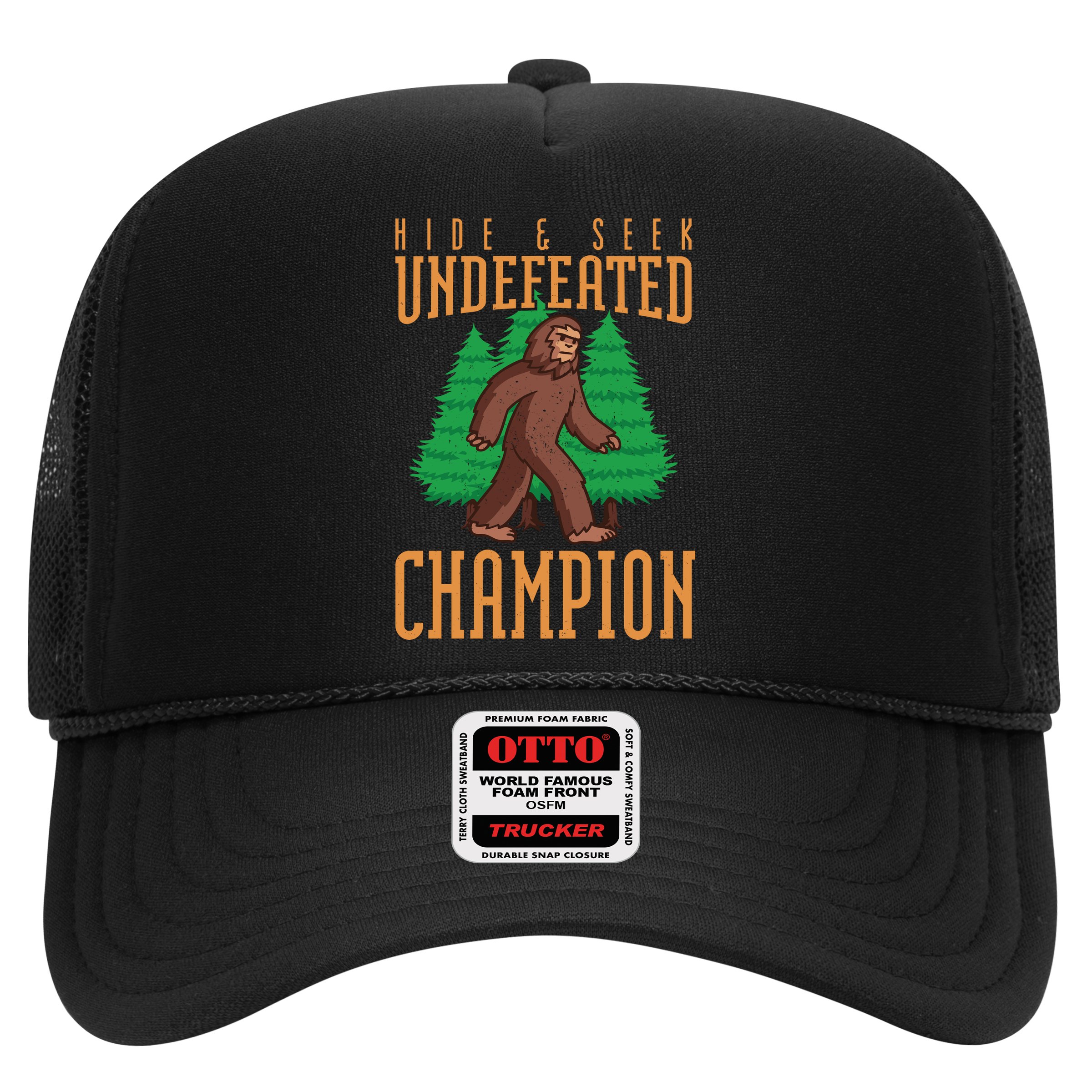 Undefeated Hide & Seek Champion Bigfoot Hat