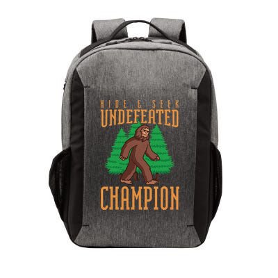 Undefeated Hide & Seek Champion Bigfoot Vector Backpack