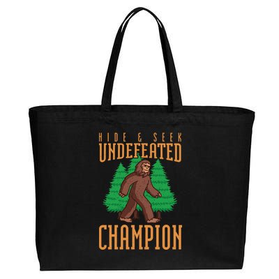 Undefeated Hide & Seek Champion Bigfoot Cotton Canvas Jumbo Tote