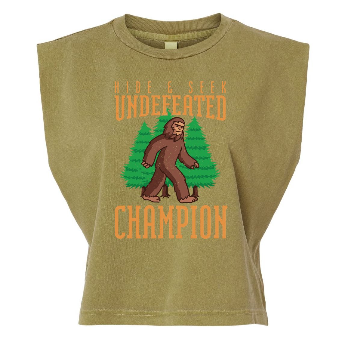 Undefeated Hide & Seek Champion Bigfoot Garment-Dyed Women's Muscle Tee