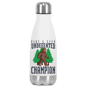 Undefeated Hide & Seek Champion Bigfoot Stainless Steel Insulated Water Bottle