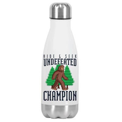 Undefeated Hide & Seek Champion Bigfoot Stainless Steel Insulated Water Bottle