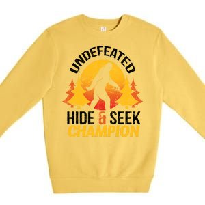 Undefeated Hide And Seek Champion Bigfoot Premium Crewneck Sweatshirt