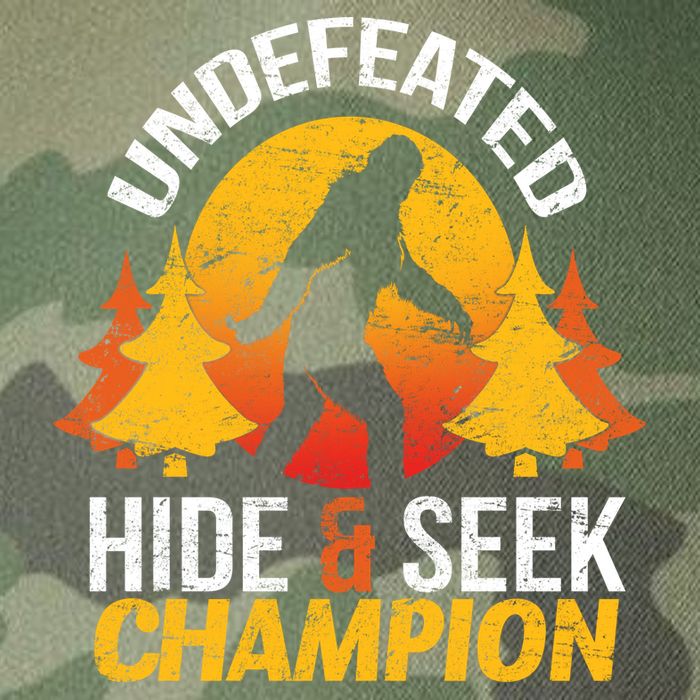 Undefeated Hide And Seek Champion Bigfoot Legacy Tie Dye Trucker Hat