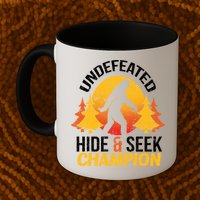 Undefeated Hide And Seek Champion Bigfoot Mug