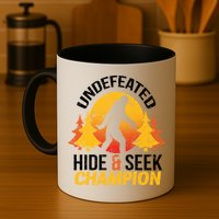 Undefeated Hide And Seek Champion Bigfoot Mug