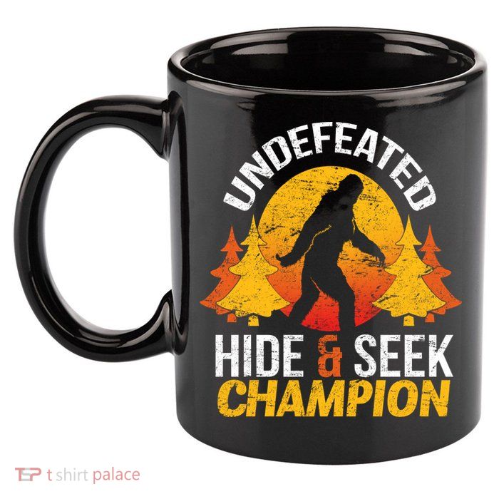 Undefeated Hide And Seek Champion Bigfoot 11oz C Handle Ceramic Mug