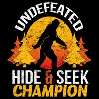 Undefeated Hide And Seek Champion Bigfoot Cropped Pullover Crew