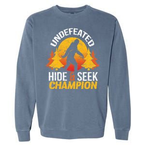 Undefeated Hide And Seek Champion Bigfoot Garment-Dyed Sweatshirt