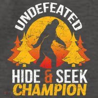 Undefeated Hide And Seek Champion Bigfoot Vector Backpack