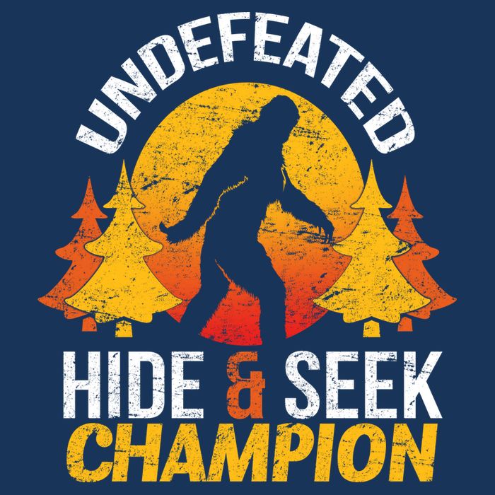 Undefeated Hide And Seek Champion Bigfoot 7 Panel Mesh Trucker Snapback Hat