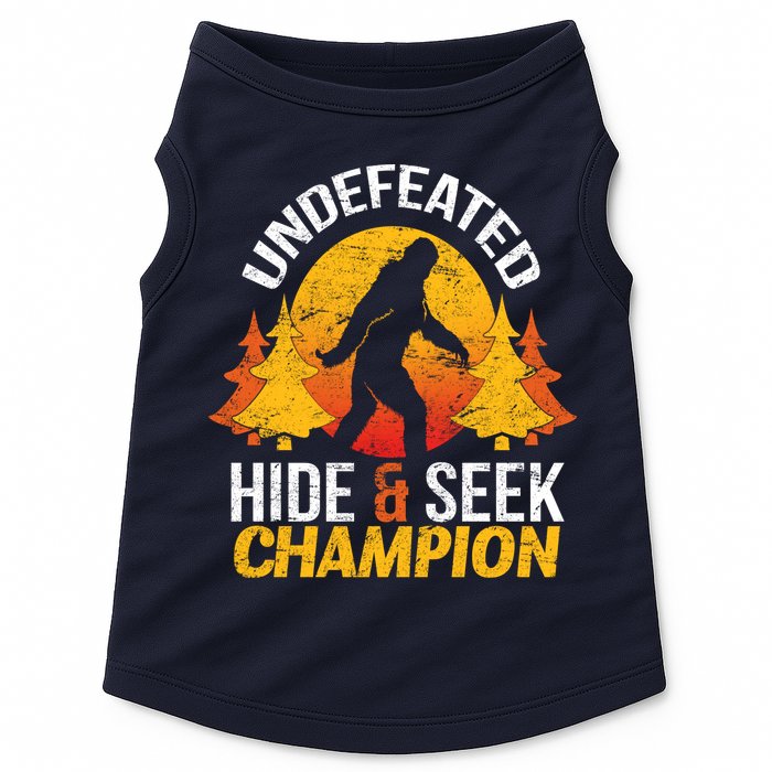 Undefeated Hide And Seek Champion Bigfoot Doggie Tank
