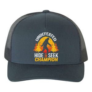 Undefeated Hide And Seek Champion Bigfoot Yupoong Adult 5-Panel Trucker Hat