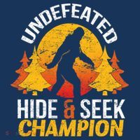 Undefeated Hide And Seek Champion Bigfoot Hoodie