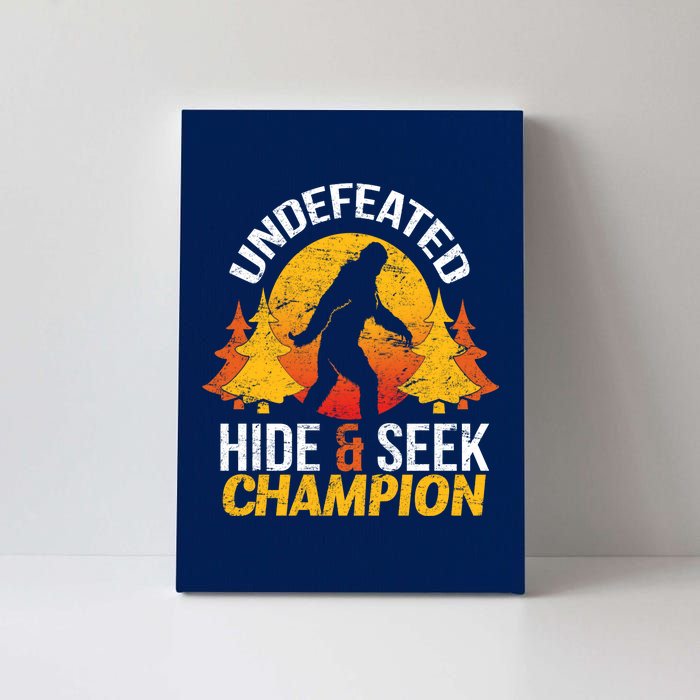 Undefeated Hide And Seek Champion Bigfoot Canvas