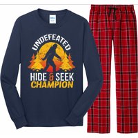 Undefeated Hide And Seek Champion Bigfoot Long Sleeve Pajama Set