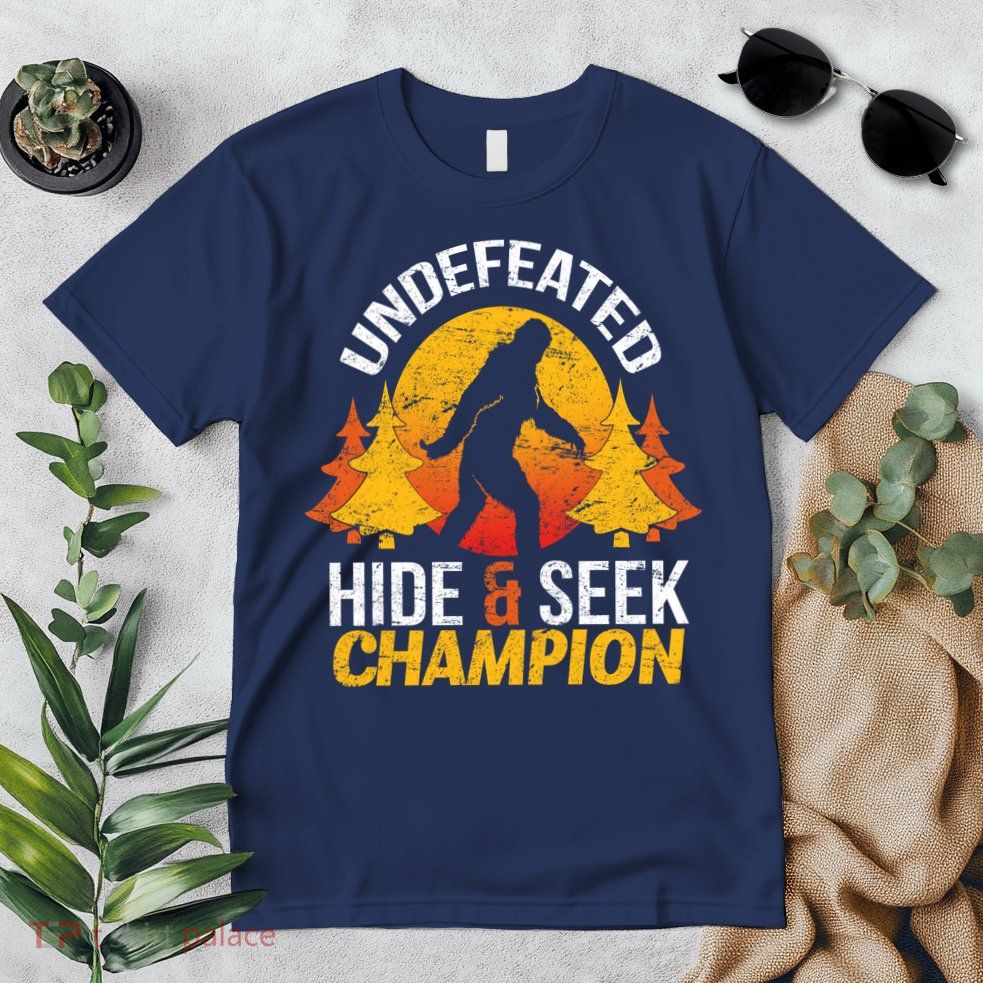 Undefeated Hide And Seek Champion Bigfoot Premium T-Shirt