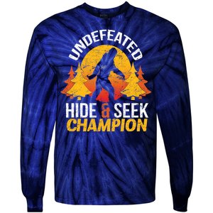 Undefeated Hide And Seek Champion Bigfoot Tie-Dye Long Sleeve Shirt