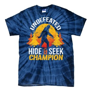 Undefeated Hide And Seek Champion Bigfoot Tie-Dye T-Shirt