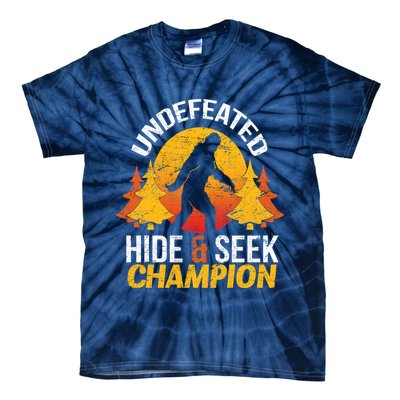 Undefeated Hide And Seek Champion Bigfoot Tie-Dye T-Shirt
