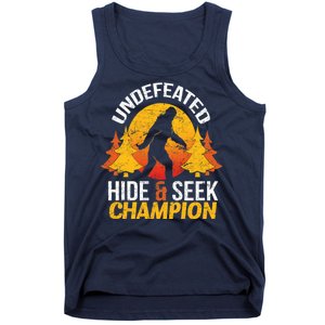 Undefeated Hide And Seek Champion Bigfoot Tank Top