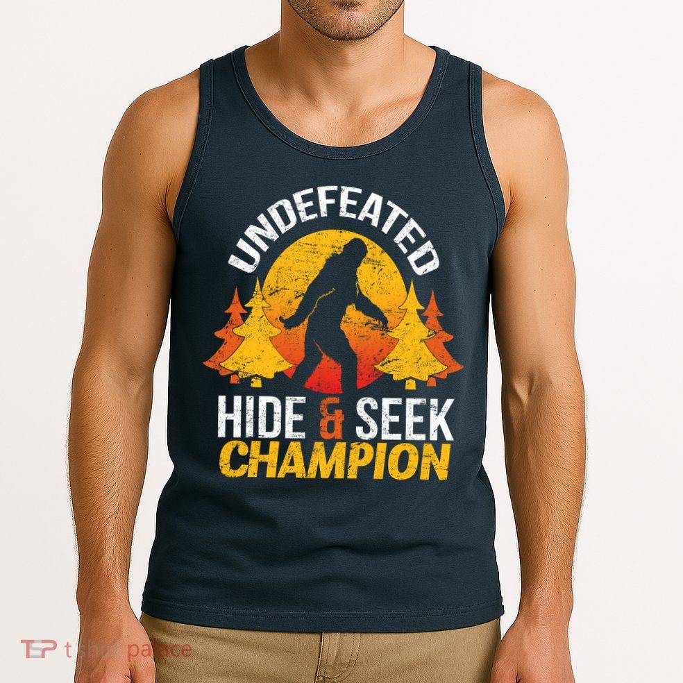 Undefeated Hide And Seek Champion Bigfoot Tank Top
