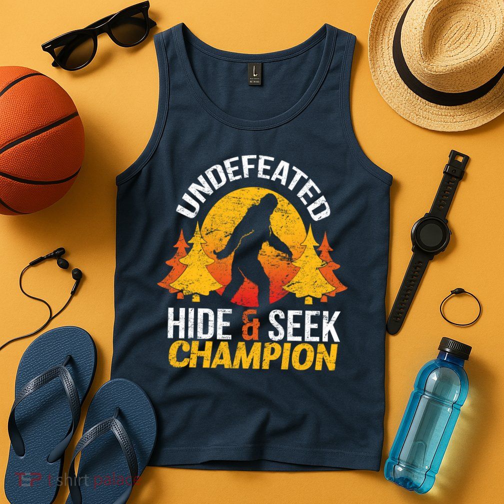 Undefeated Hide And Seek Champion Bigfoot Tank Top