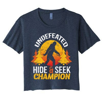 Undefeated Hide And Seek Champion Bigfoot Crop Top