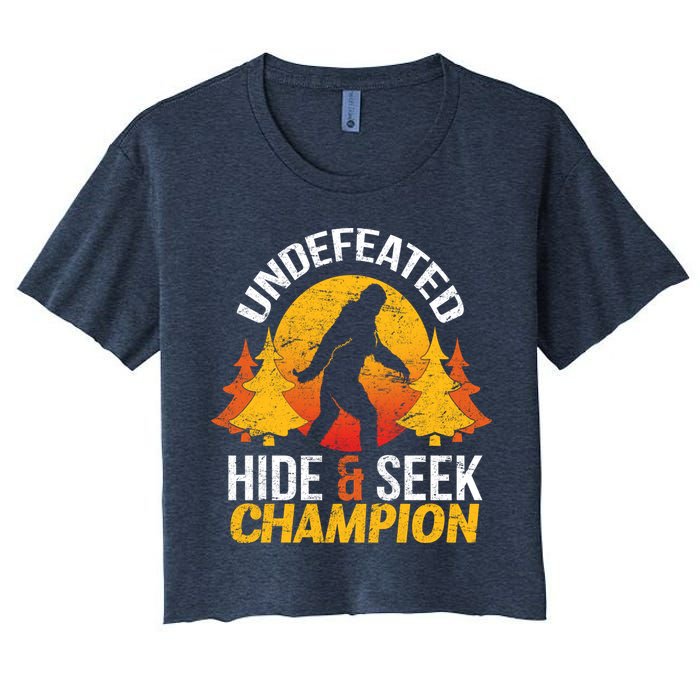 Undefeated Hide And Seek Champion Bigfoot Crop Top