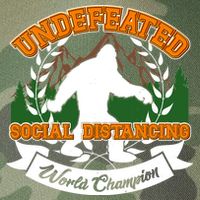 Undefeated Sasquatch Social Distancing Bigfoot Legacy Tie Dye Trucker Hat
