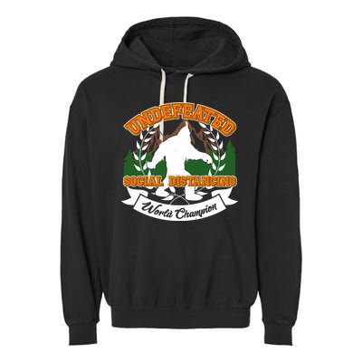 Undefeated Sasquatch Social Distancing Bigfoot Garment-Dyed Fleece Hoodie