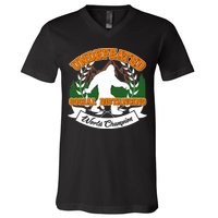 Undefeated Sasquatch Social Distancing Bigfoot V-Neck T-Shirt