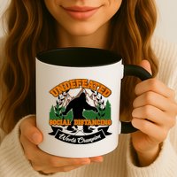 Undefeated Sasquatch Social Distancing Bigfoot Mug