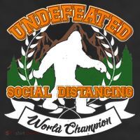 Undefeated Sasquatch Social Distancing Bigfoot 11oz C Handle Ceramic Mug