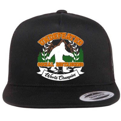 Undefeated Sasquatch Social Distancing Bigfoot Flatbill Hat