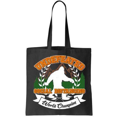 Undefeated Sasquatch Social Distancing Bigfoot Bag